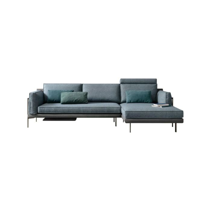 samoa MADISON EXPERIENCE COLLECTION Sofa 2 seater | 3 seater | with bench | with 105° corner in fabric | eco leather | leather - optional electric footrest
