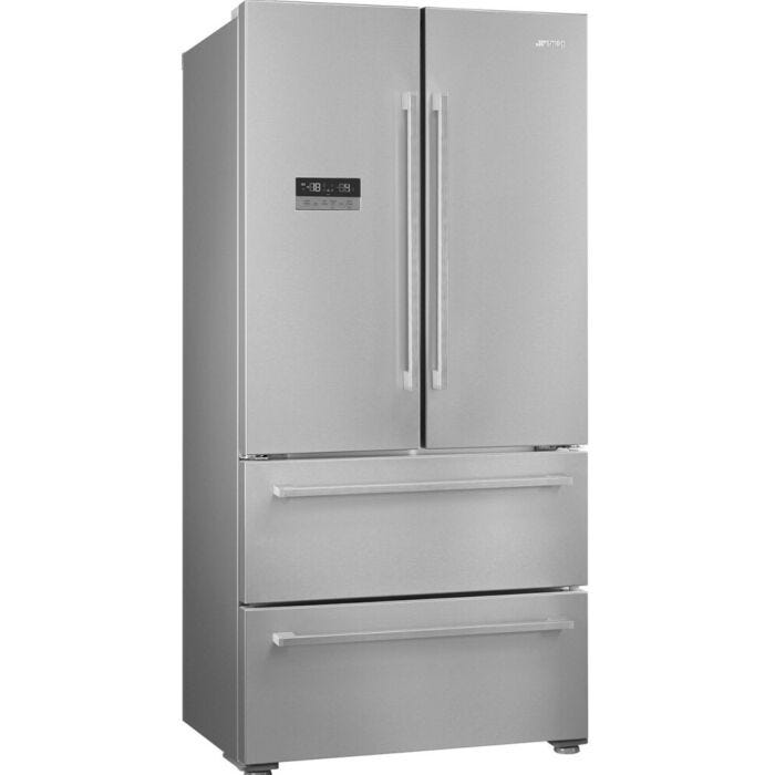 smeg design FQ55FXDE Universale 4 door refrigerator with freezer cm. 84 hours. 183 - lt. 539 - stainless steel