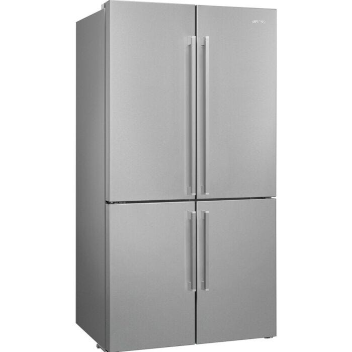 smeg FQ60XE Universale Free-standing 4-door refrigerator with freezer cm. 91 hours. 182 - lt. 572 - anti-fingerprint stainless steel