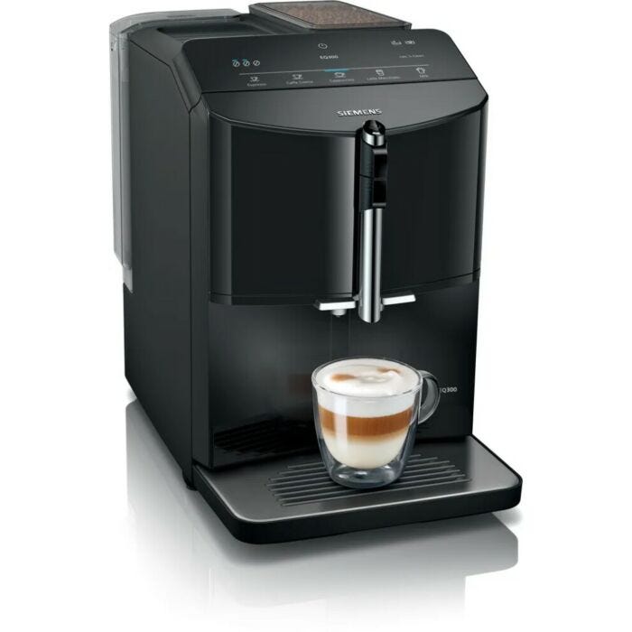 siemens TF301E09 eq300 Macchina per caffè automatica - nero/silver