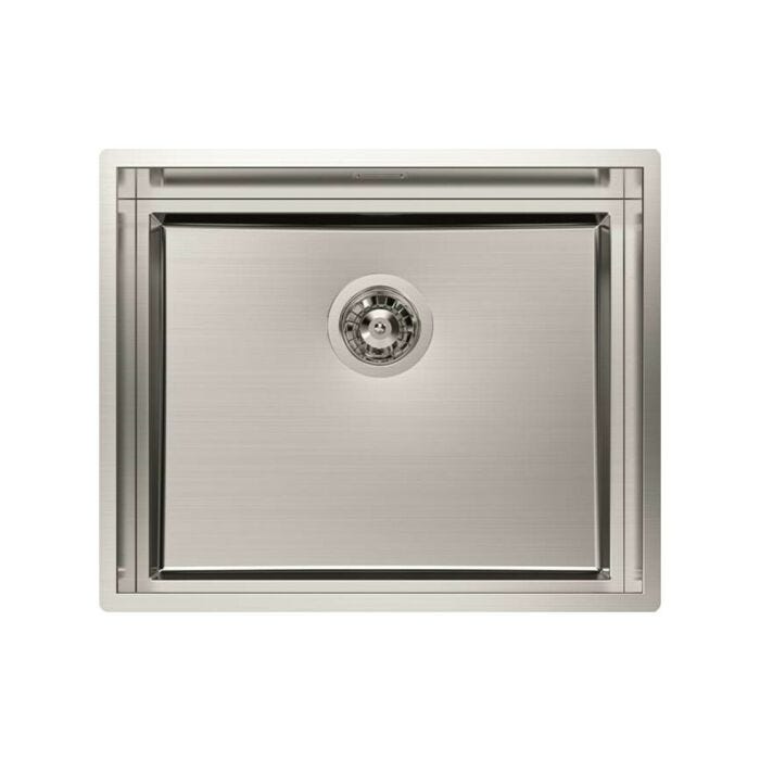 foster 1255050 Quadra Evo Lavello 1 vasca filotop 57 x 47 - inox spazzolato