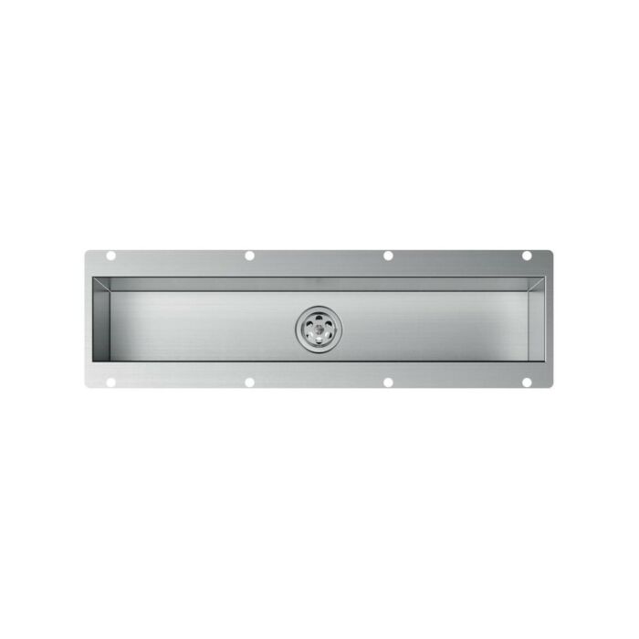 foster 3024881 Canale attrezzato sottotop 41 x 12 - inox spazzolato