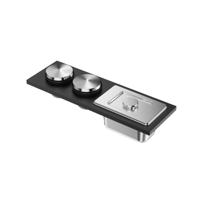 foster 8100702 Portaspezie con vaschetta per canale attrezzato 42 x 14 - black