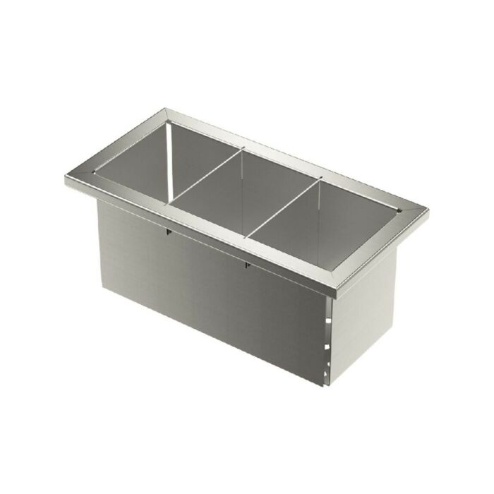 foster 8151003 Vaschetta forata per canale attrezzato 28 x 14 - inox