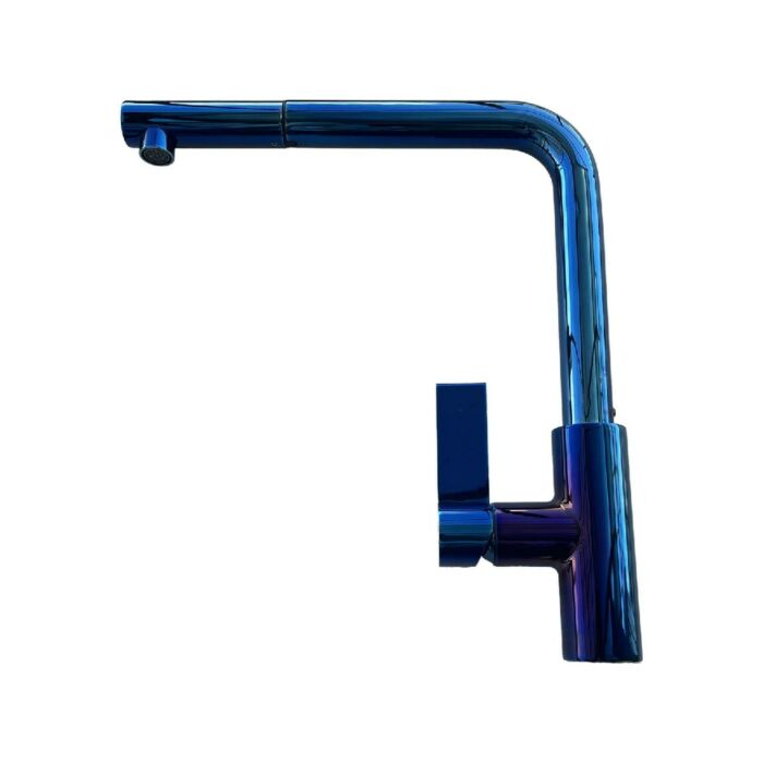 foster Omega Plus Sunset Miscelatore cucina con doccetta - azzurro