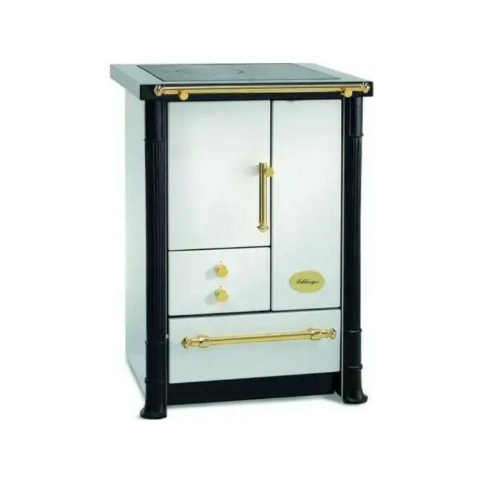 lohberger LM 50 SALZBURG Holzofen, Heißluft, natürliche Konvektion, 5,0 kW, weiß