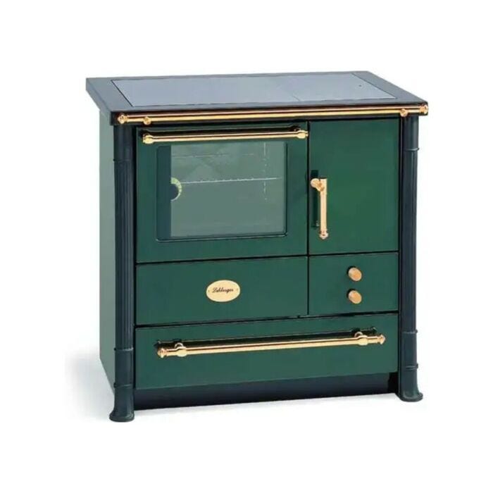 lohberger LC 80 SALZBURG Holzofen, Heißluft, natürliche Konvektion, 7,0 kW, grün