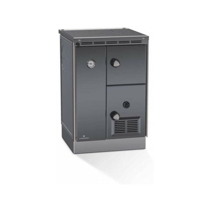 lohberger ZEH 55 Holzofen und 19,0 kW Thermoofen – Metallic-Anthrazit