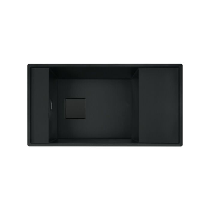 franke FSG 611-88 Fresno 1 bowl built-in sink 88 x 50 cm with reversible drainer - black matt