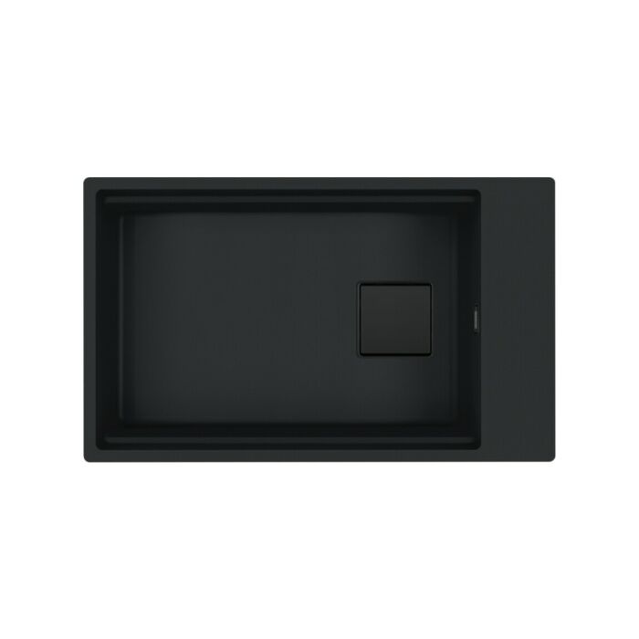 franke KNG 110-62 Kubus 2 Lavello 1 vasca sottotop 62 x 42 - black matt