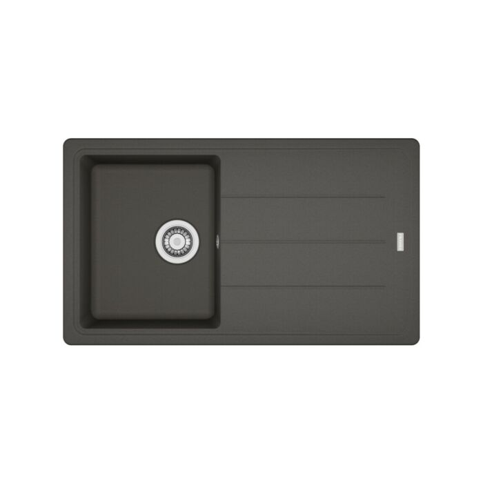 franke BFG 611-86 Boston 1 bowl built-in sink 86 x 50 with reversible drainer - slate gray