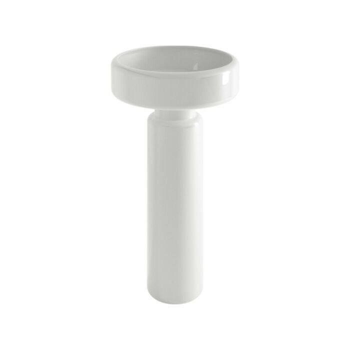 hafro 0K0510020/0K0510010 Vigno Lavabo in appoggio autoportante cm. Ø 48 H 87 - ceramica