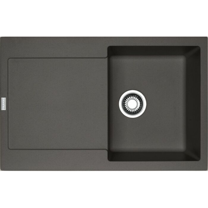 franke MRG 611 Maris Lavello 1 vasca incasso 78 x 50 con gocciolatoio reversibile - grigio ardesia