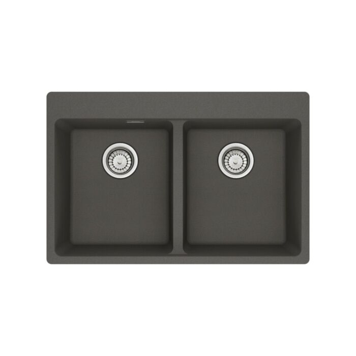 franke MRG 620-34-34 FTL Maris Lavello 2 vasche incasso 76 x 50 - grigio ardesia