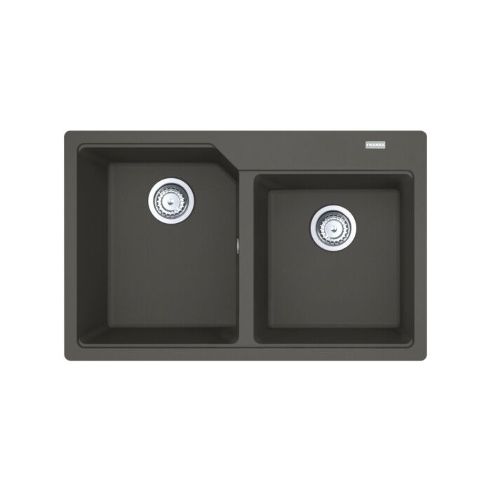 franke UBG 620-78 Urban Lavello 2 vasche incasso 78 x 50 cm - grigio ardesia
