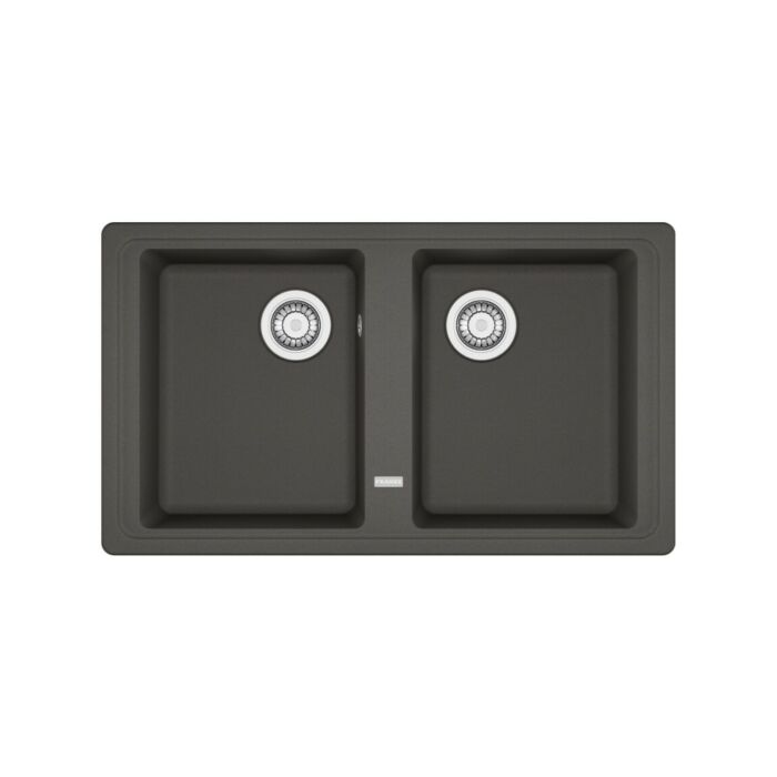 franke BFG 620 Boston Lavello 2 vasche incasso 86 x 50 - grigio ardesia