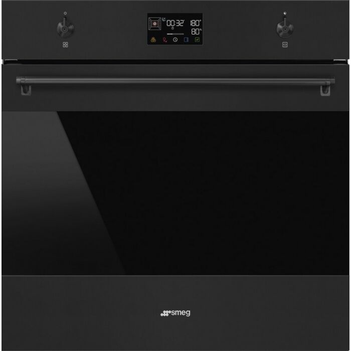 smeg design SOP6302S2PN Classica Four à vapeur pyrolytique combiné cm. 60 - noir mat