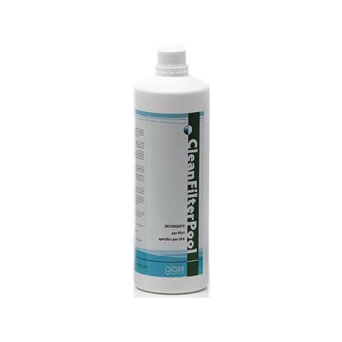 glass CleanFilterPool Filter cleaning solution for mini-pools