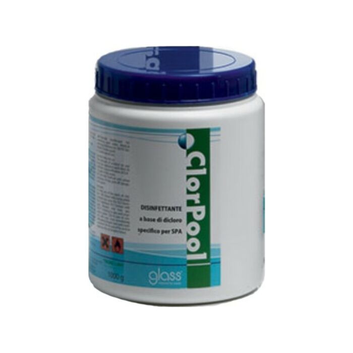 glass ClorPool Disinfectant for mini-pools
