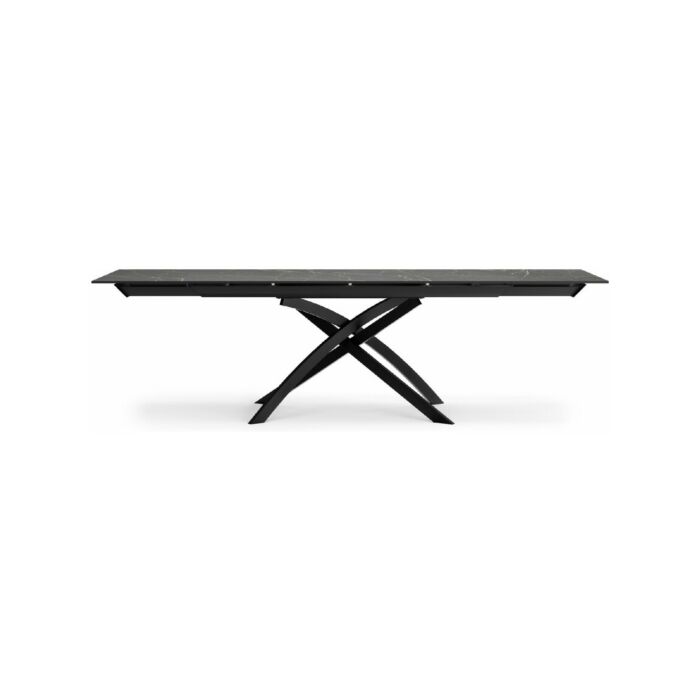 arredo3 TOLEDO/TOLEDO GRES Tavolo allungabile rettangolare | a botte - struttura in metallo verniciato - piano HPL | gres