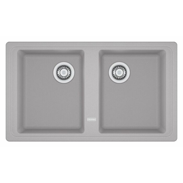 franke BFG 620 Boston Lavello 2 vasche incasso 86 x 50 - alluminio