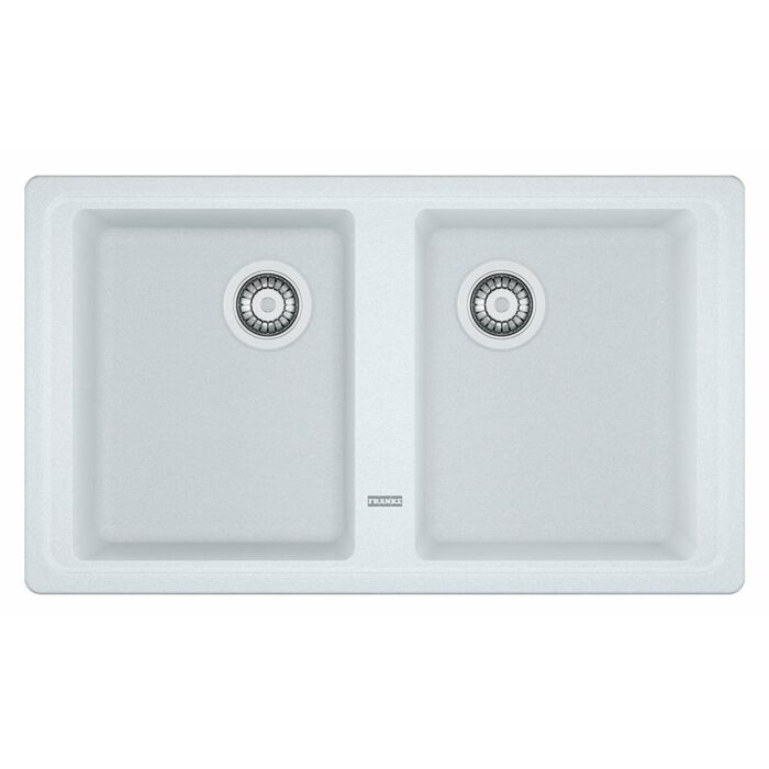 franke BFG 620 Boston Lavello 2 vasche incasso 86 x 50 - bianco