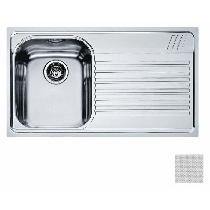 franke AML 611 Armonia Lavello 1 vasca incasso 86 x 50 con gocciolatoio destro - dekor