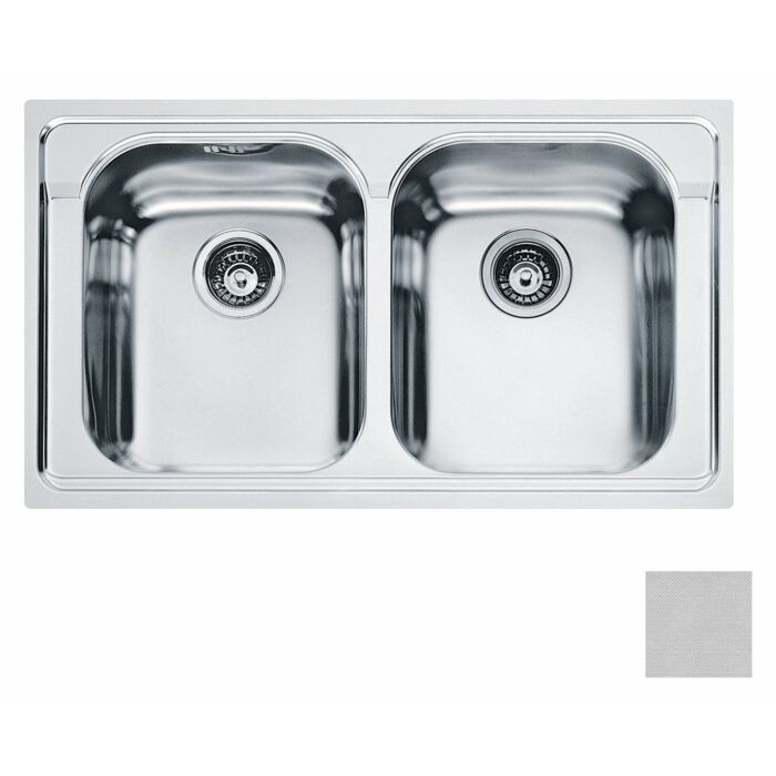 franke AMT 620 Armonia Lavello 2 vasche incasso 86 x 50 - microdekor