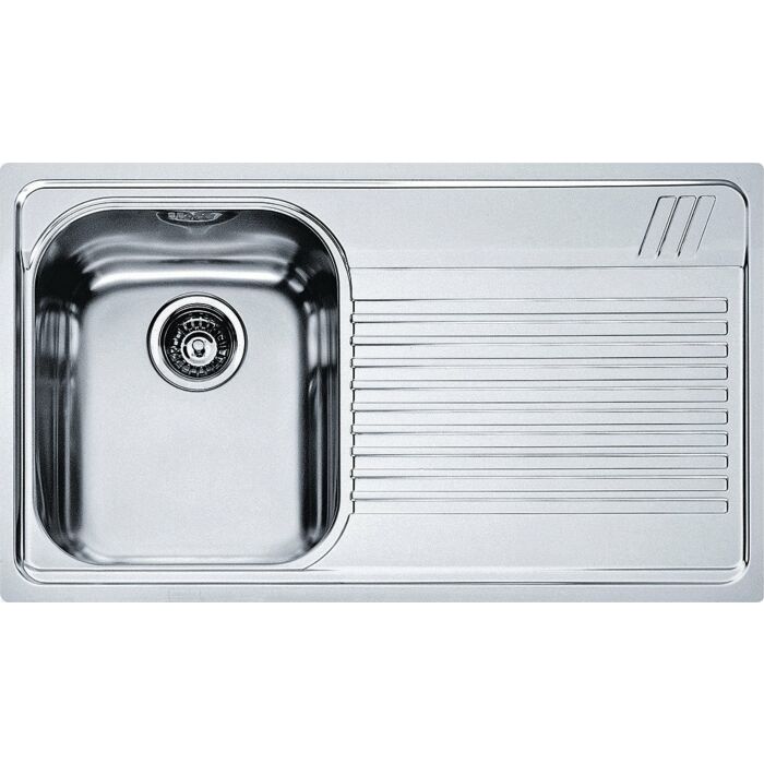 franke AMX 611 Armonia Lavello 1 vasca incasso 86 x 50 con gocciolatoio destro - inox satinato