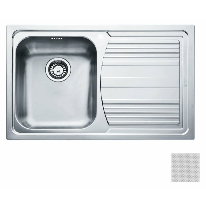 franke LLL 611 Logica Line 1 bowl built-in sink 79 x 50 with right drainer - dekor