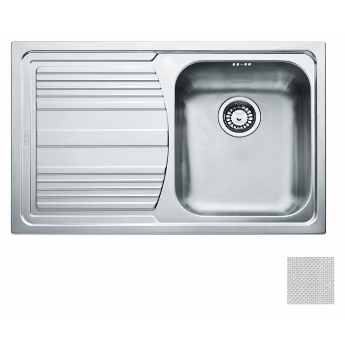 franke LLL 611 Logica Line 1 bowl built-in sink 79 x 50 with left drainer - dekor