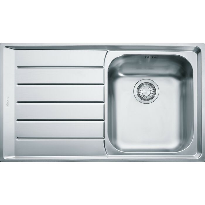franke NEX 611 Neptune Lavello 1 vasca incasso 86 x 51 con gocciolatoio sinistro - inox satinato