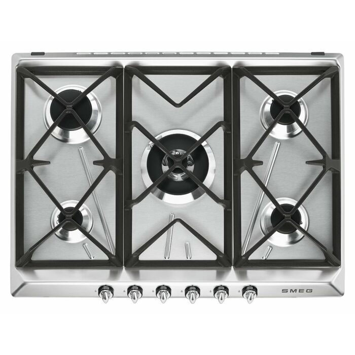 smeg design SR975XGH VICTORIA KOCHPLATTE CM. 70 - INOX