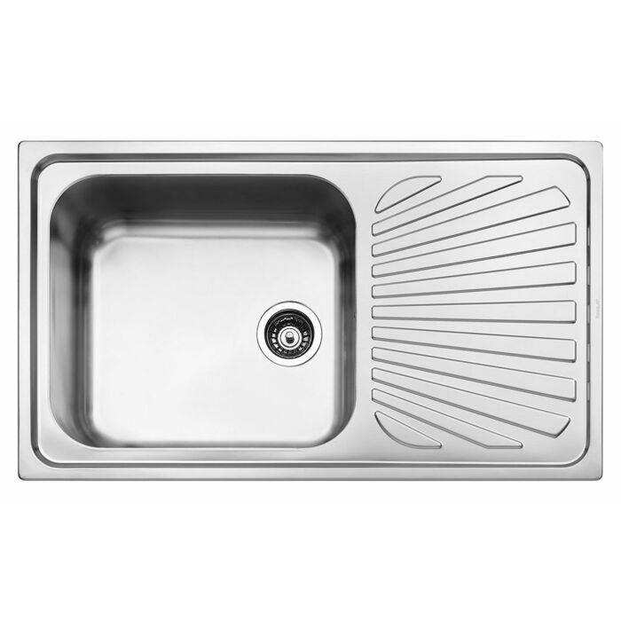 smeg SG861D ALBA BUILT-IN SINK CM. 86 - INOX DX DRAINER