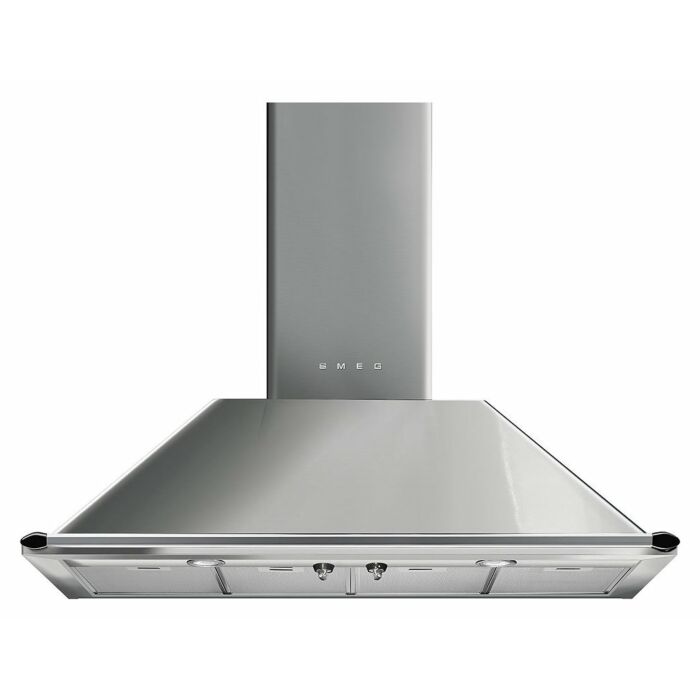 smeg design KTR110XE VICTORIA WALL HOOD CM. 110 - INOX