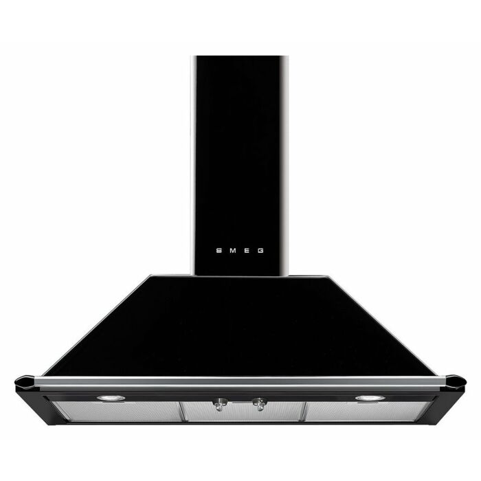 smeg design KT90BLE VICTORIA Cappa parete cm. 90 - nero