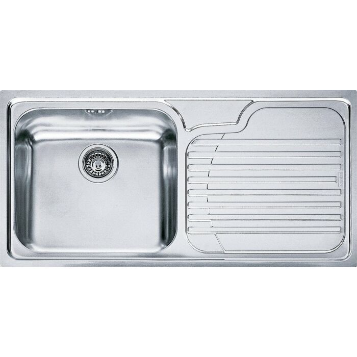 franke GAX 611 Galassia Lavello 1 vasca incasso 100 x 50 con gocciolatoio destro - inox satinato