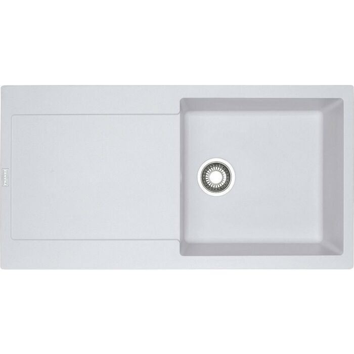 franke MRG 611-L Maris Lavello 1 vasca incasso 97 x 50 con gocciolatoio reversibile - bianco