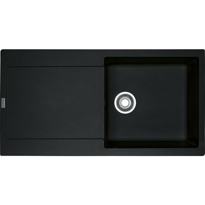 franke MRG 611-L Maris Lavello 1 vasca incasso 97 x 50 con gocciolatoio reversibile - nero