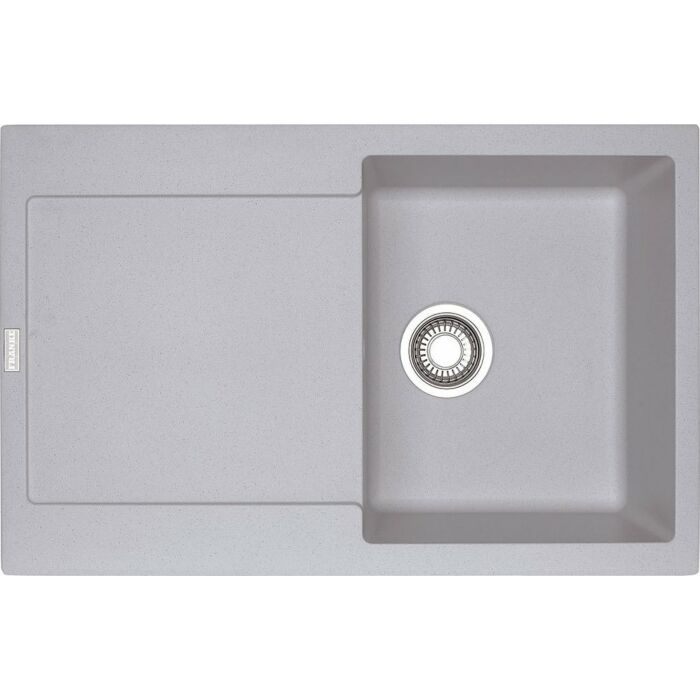 franke MRG 611 Maris Lavello 1 vasca incasso 78 x 50 con gocciolatoio reversibile - alluminio