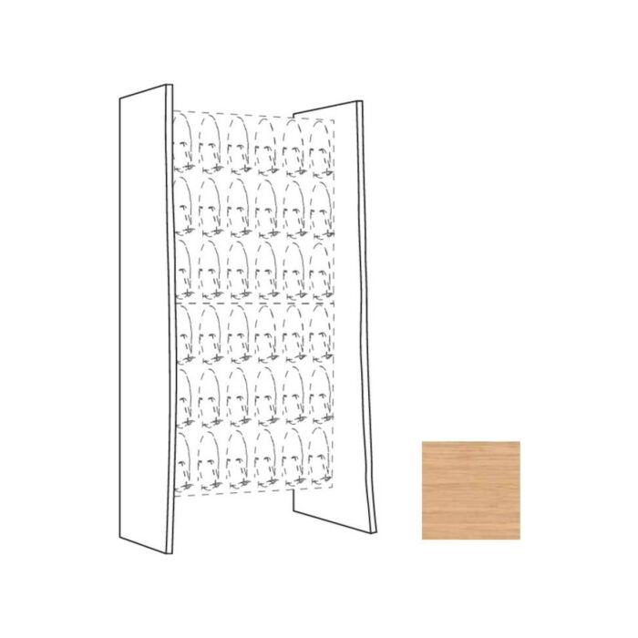 elite LVFI050 Coppia fianchi standard rovere bifacciale cm. 50/55 h 180 sp. 4