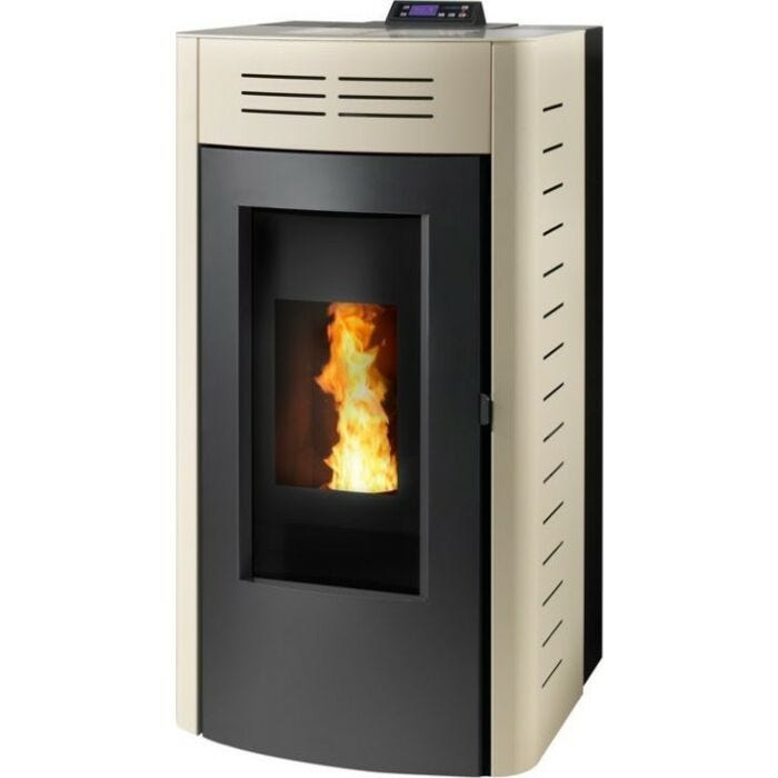 caminetti montegrappa AQ32 ISOLA Stufa a pellet per riscaldamento acqua 32 kw - crema