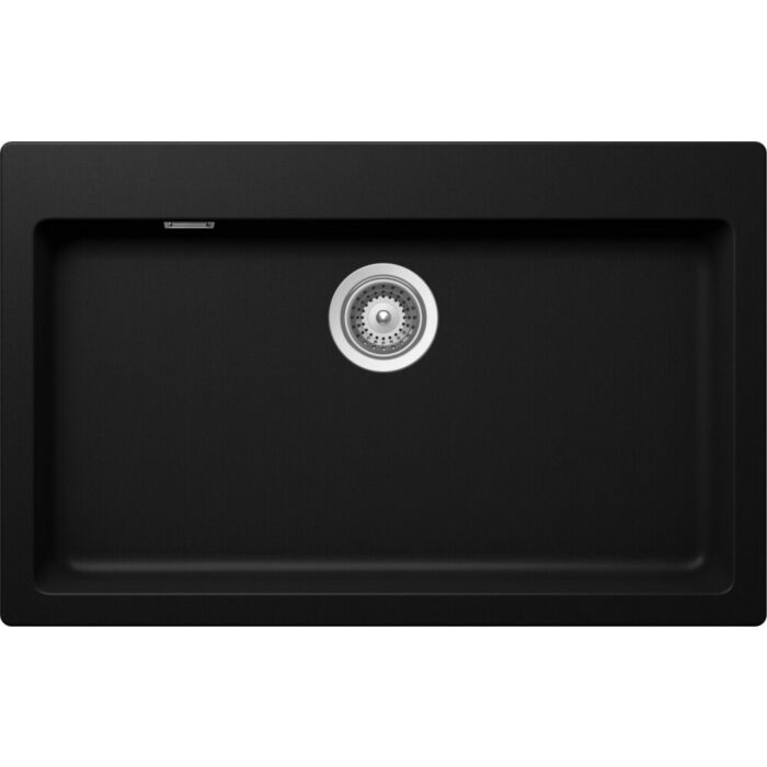 schock Signus N100XL 1 Becken Aufsatz-/Unterbauspüle 79 x 50 cm – reines Schwarz