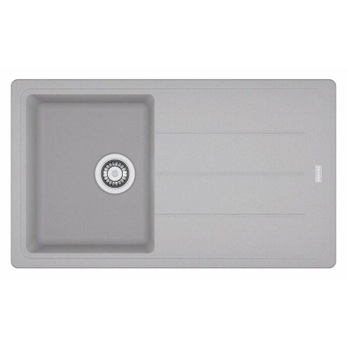 franke BFG 611-86 Boston Built-in 1 bowl sink 86 x 50 with reversible drainer - aluminum