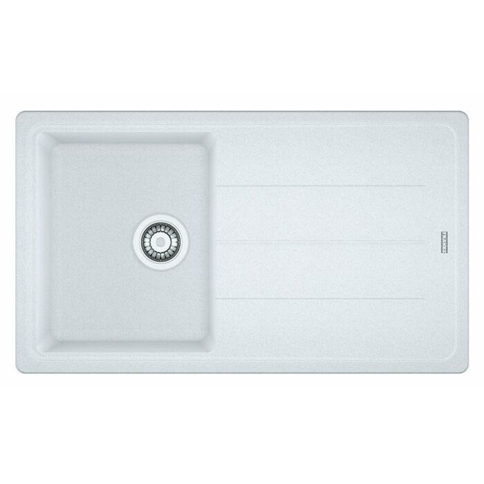 franke BFG 611-86 Boston Built-in 1 bowl sink 86 x 50 with reversible drainer - white