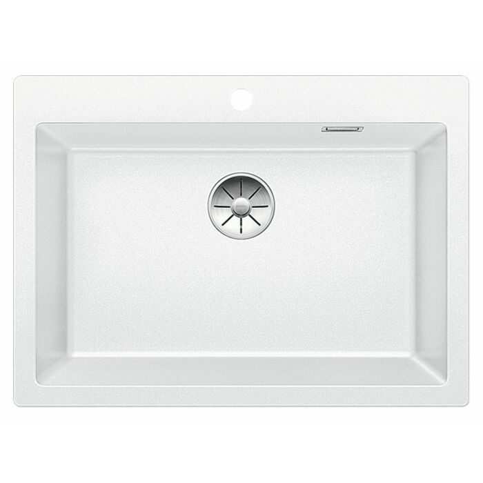 blanco PLEON 8 Comfort Einbauwaschbecken cm. 70 x 51 silgranit - weiß