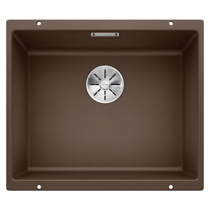 blanco SUBLINE 500-U Subline Unterbau Waschbecken cm. 53 x 46 silgranit - kaffee