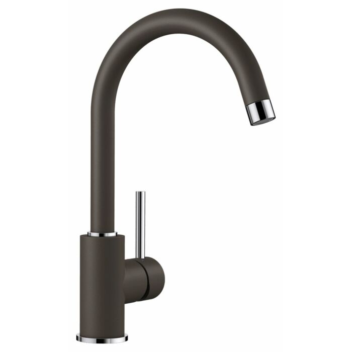 blanco MIDA Modern Kitchen mixer - silgranit - coffee