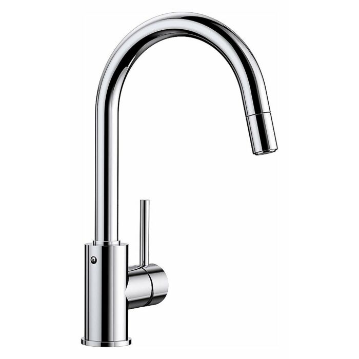 blanco MIDA-S Modern KITCHEN MIXER WITH SHOWER - CHROME