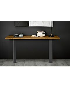 fgf FREE Consolle con struttura in metallo e piano in legno massello